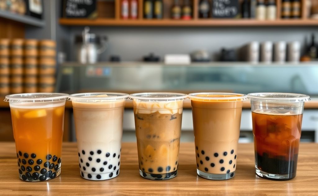 Black tea varieties popular in boba shops