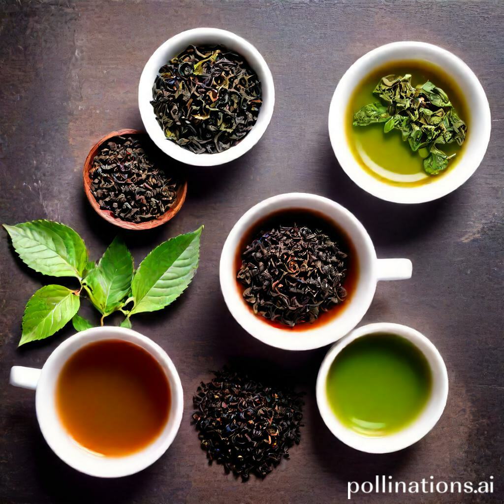 black vs green vs oolong tea