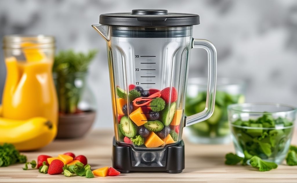 Blended food speeding through digestion process