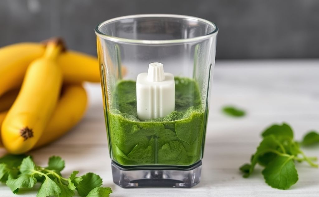 Blended spinach retains nutrients and boosts health