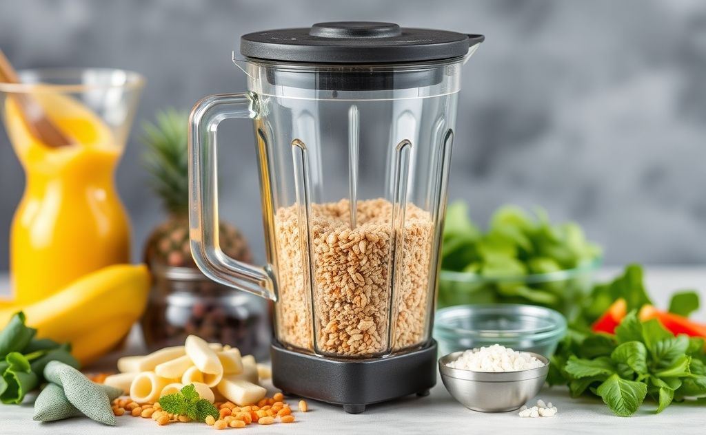 Blending effects on nutrients and fiber in food