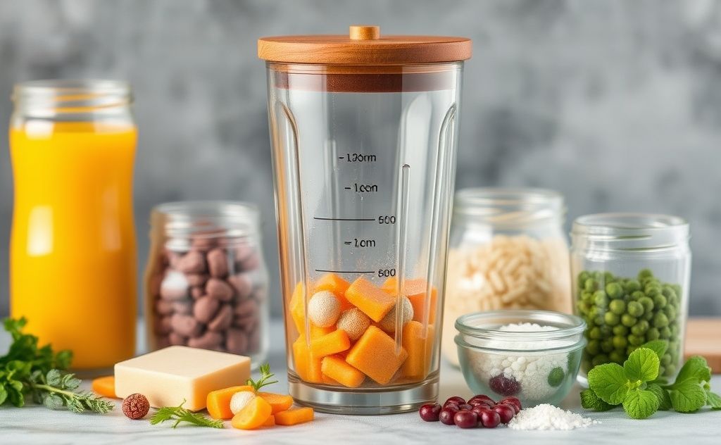 Blending effects on vitamins and minerals