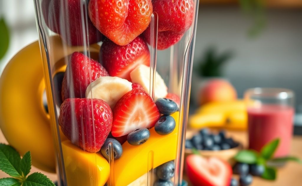 Blending fruit boosts sugar content in smoothies