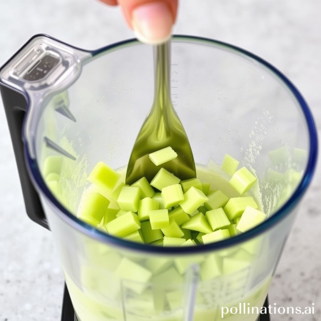 Smooth and Well-Processed Celery Juice Blend