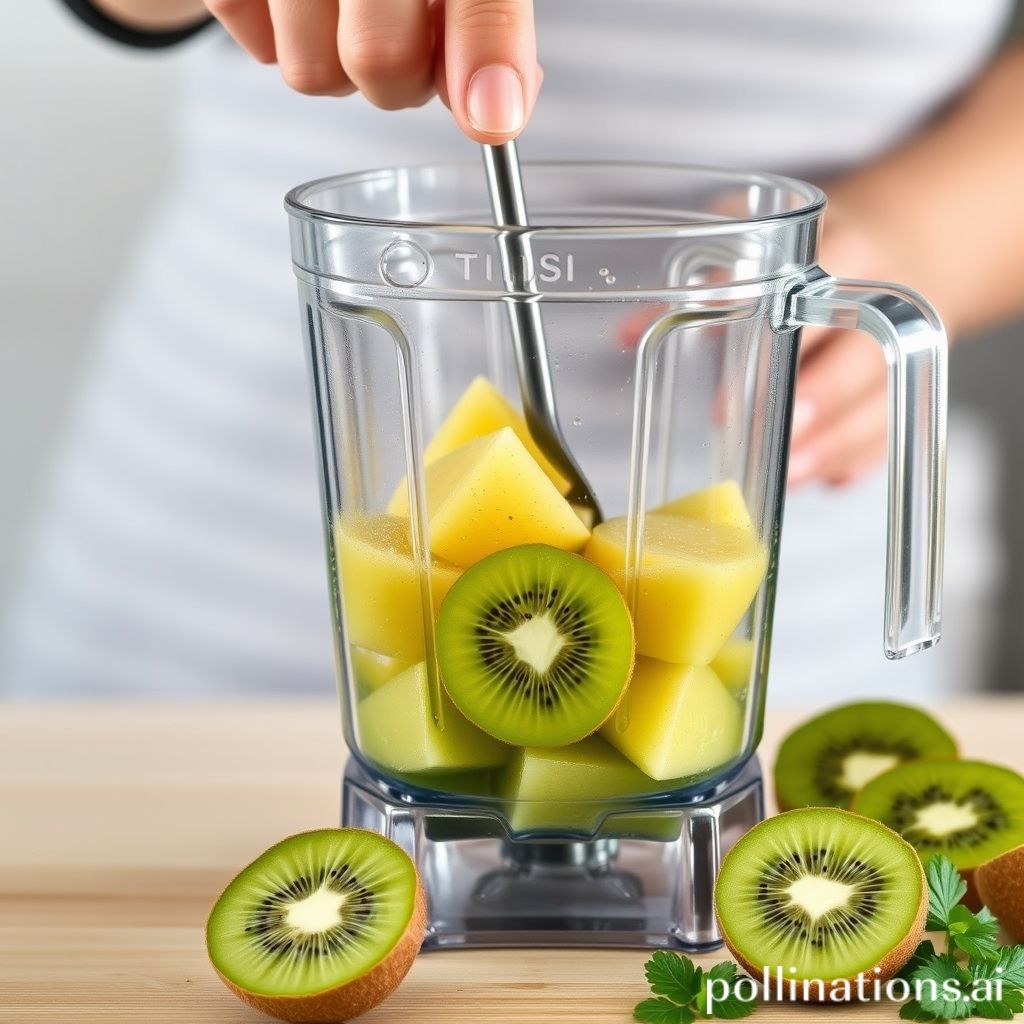 Blending Kiwi Fruits to Perfection