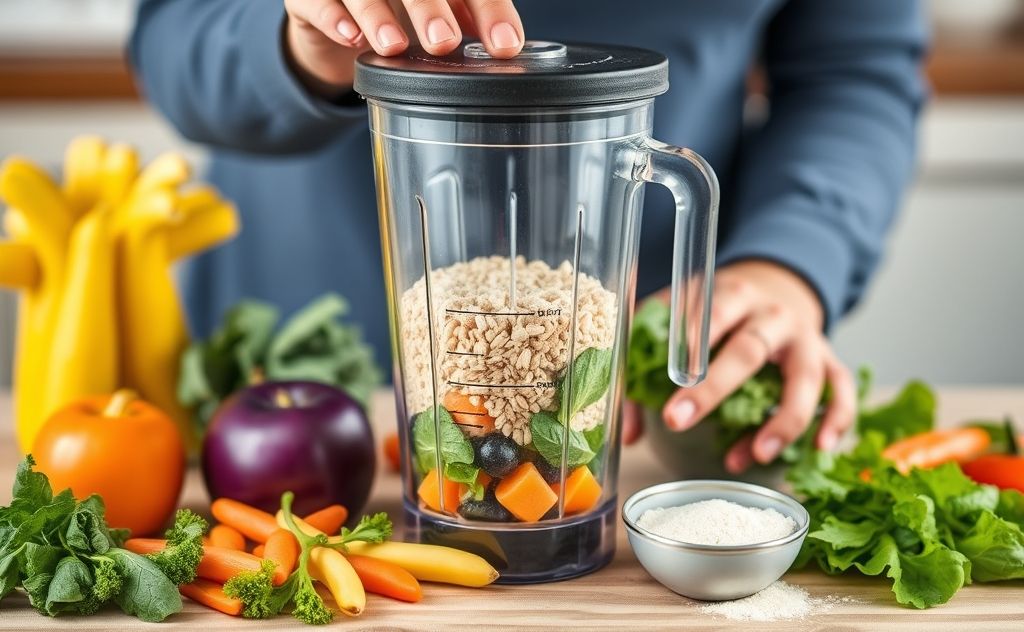Blending vegetables and fiber impact on health