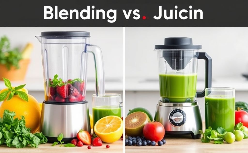 Blending vs Juicing benefits and differences