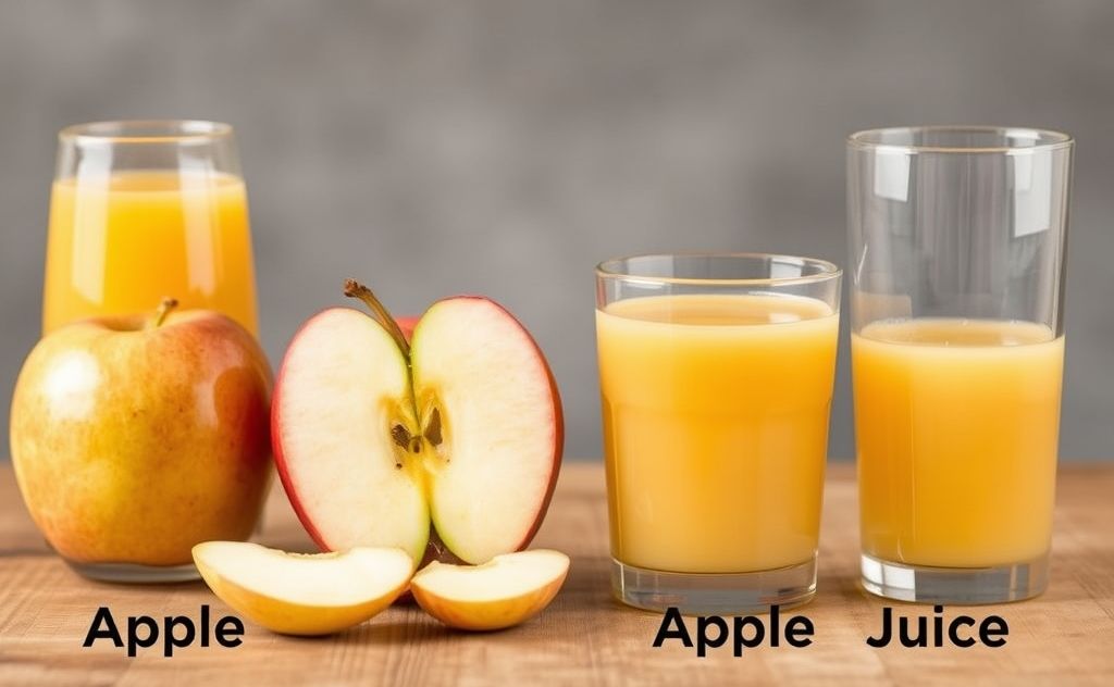 Blood sugar effects of apple vs apple juice