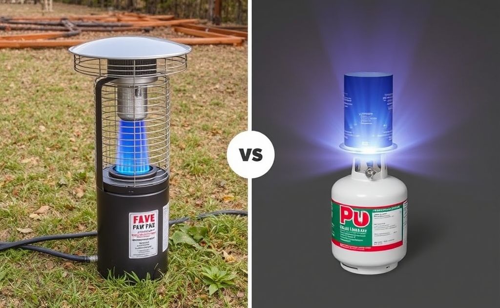Blue Flame versus Radiant Propane Heater