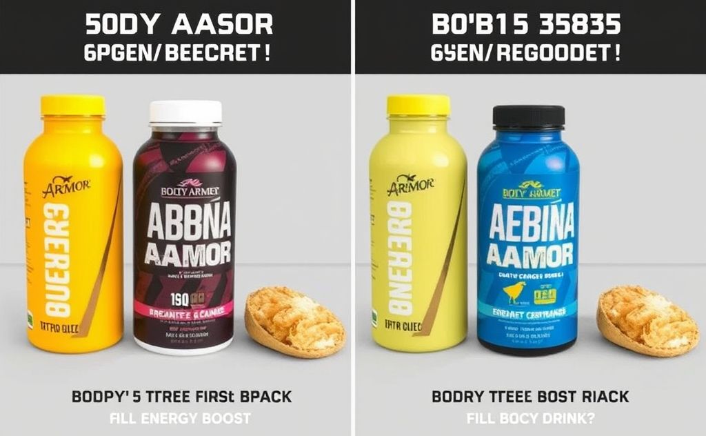 Body Armor Drink Energy Boost Comparison