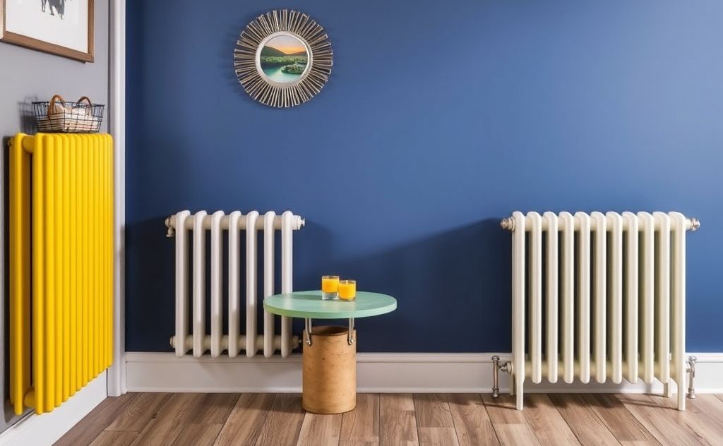 Bold colors and unique finishes for radiators