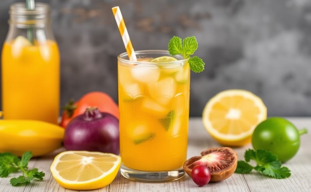 Boost energy with refreshing vegetable juice
