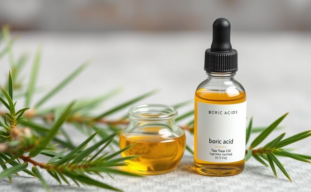 Boric acid and tea tree oil combined use benefits