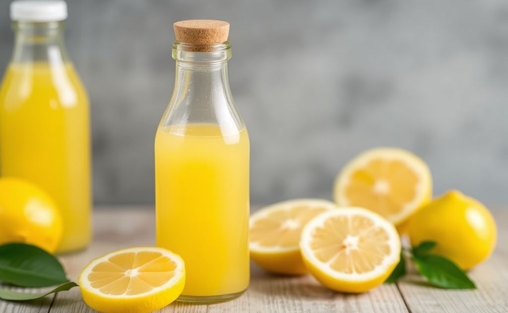 Bottled lemon juice benefits for liver health.