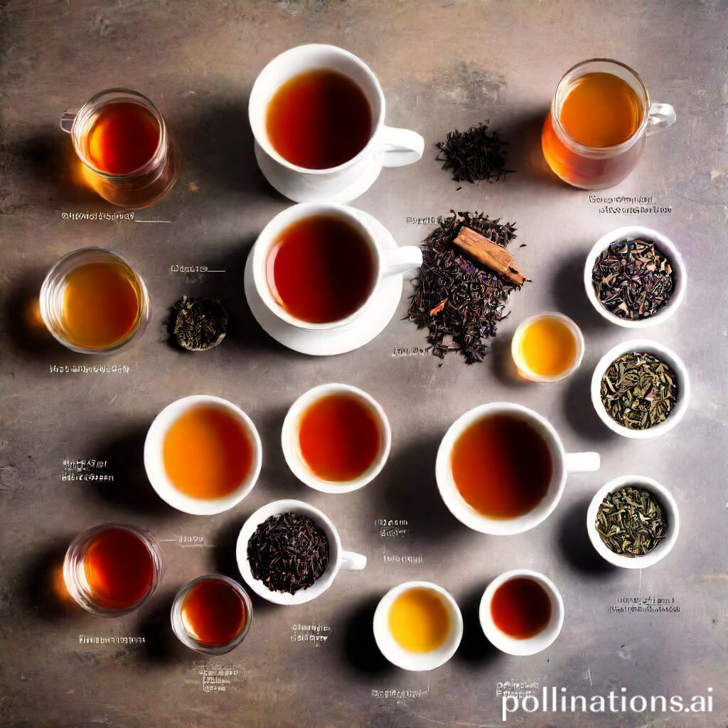 Hot tea composition