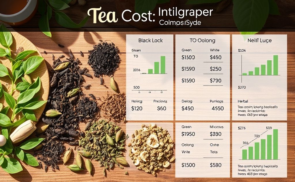 Breaking down costs of different tea types