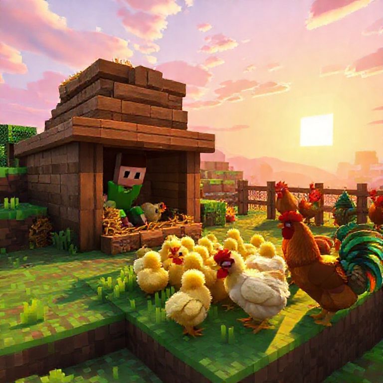 Minecraft chicken care