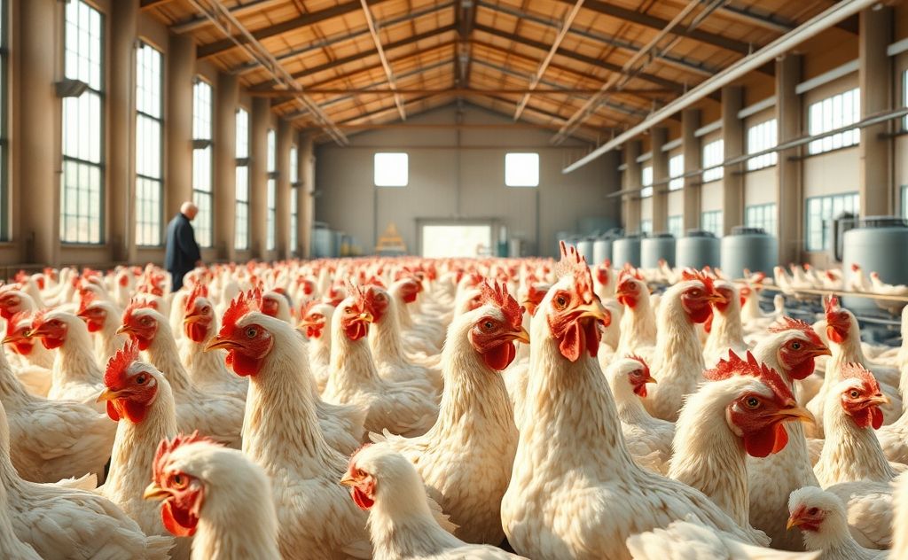 Breeding chickens for optimal meat production