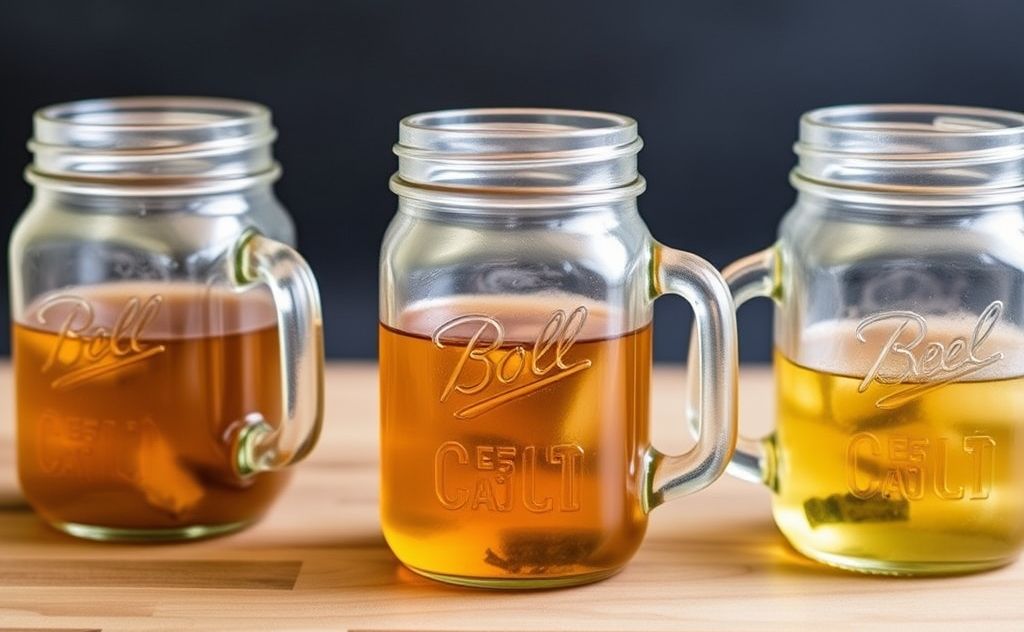 Brew tea in mason jars safely with care