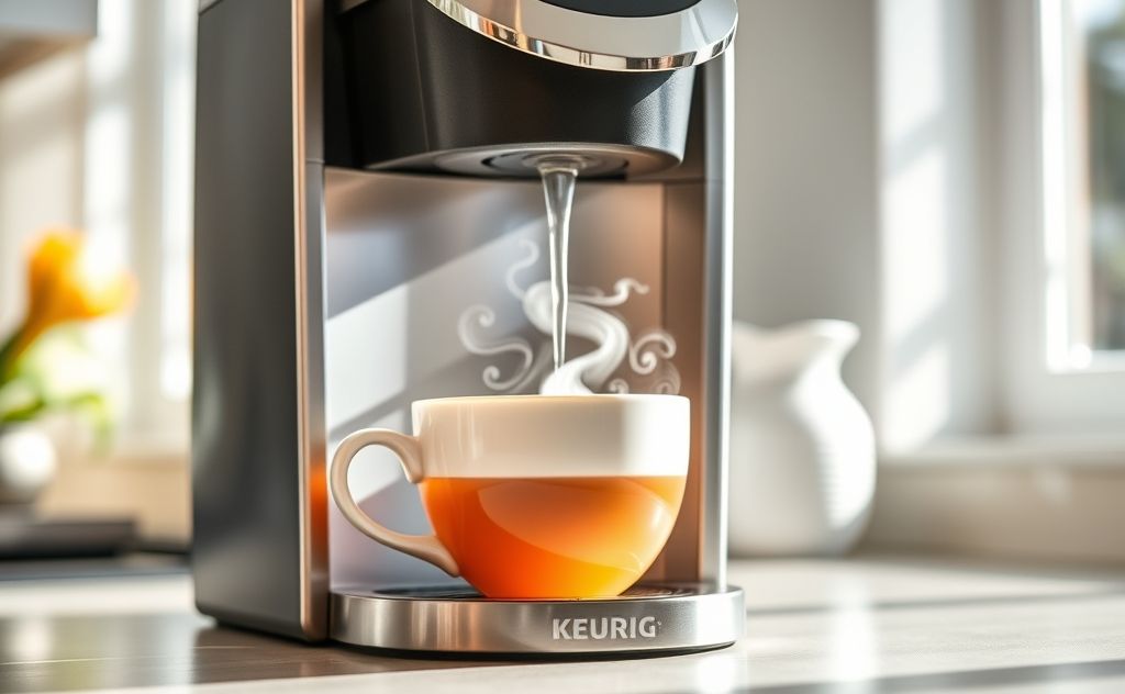Brew tea with a Keurig machine in seconds