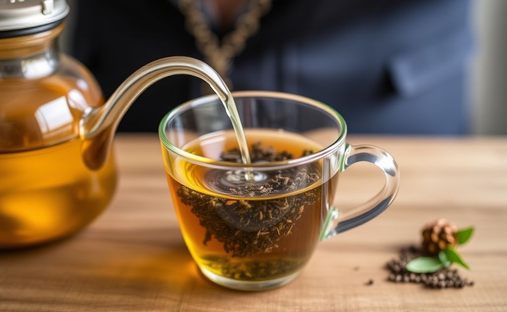 Brewing perfect cup Four Season Tea blend