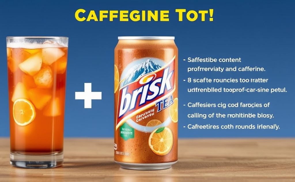 Brisk Iced Tea caffeine content explained