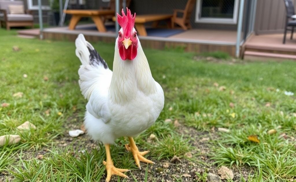 Build a bond with a friendly chicken