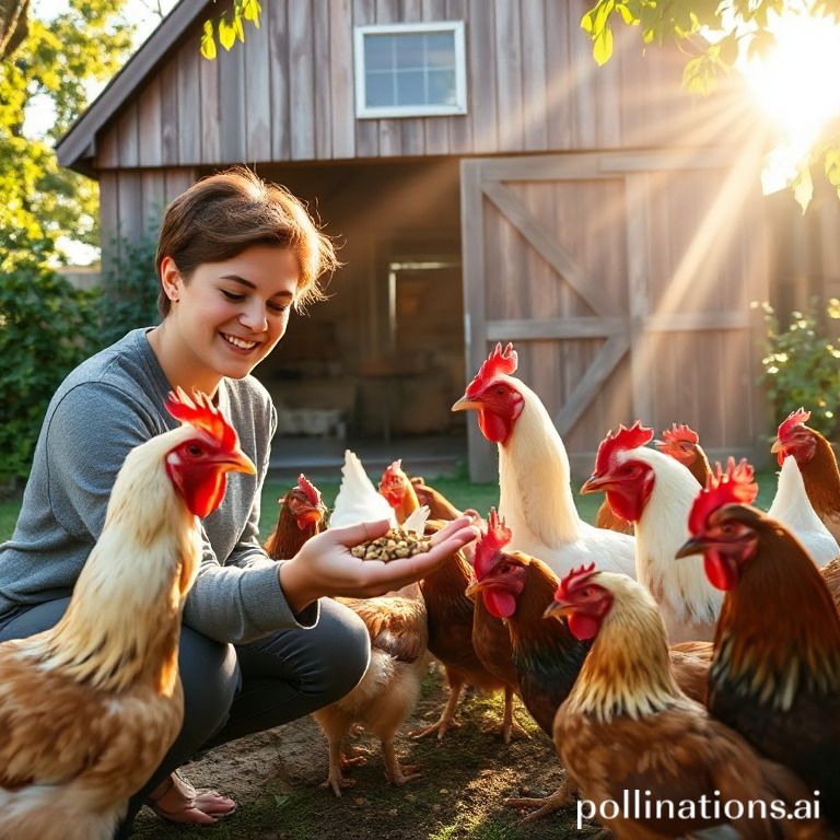 Trust-building with Chickens