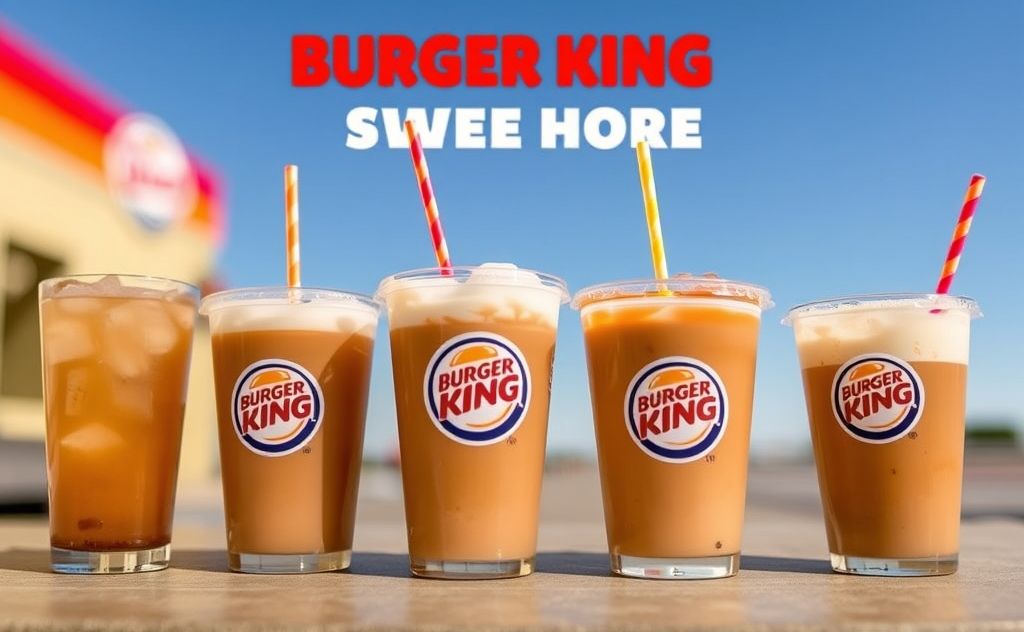 Burger King sweet tea drink options available now