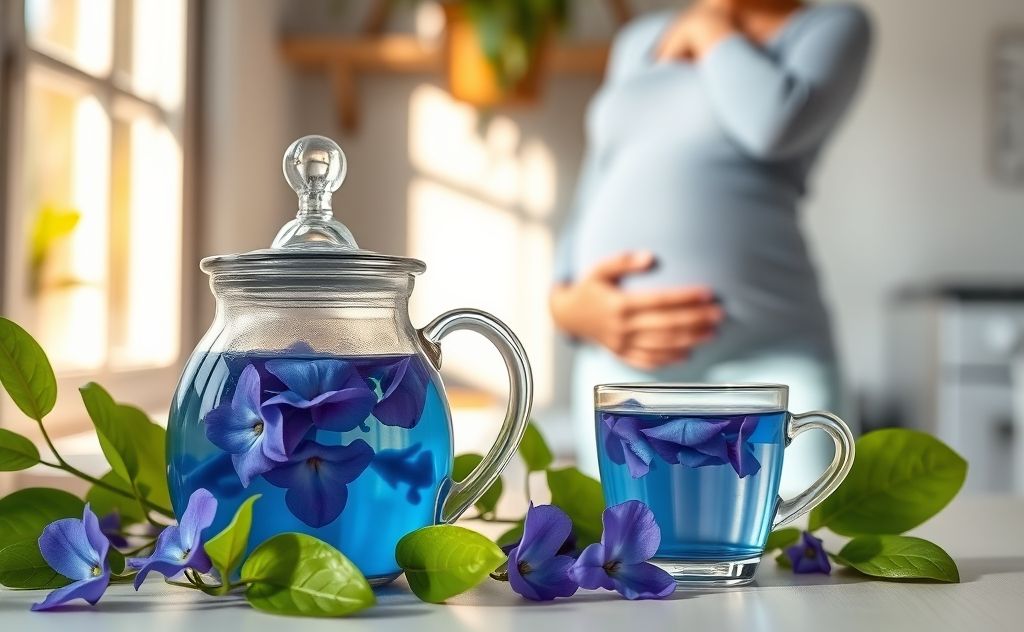Butterfly pea tea benefits for pregnant women