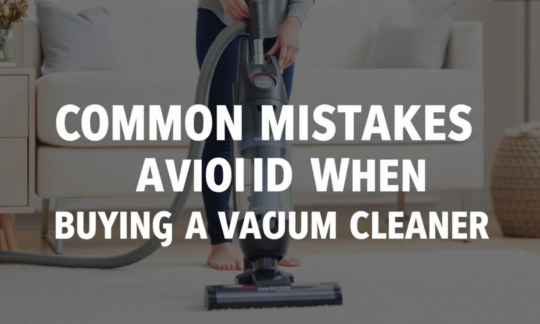 COMMON MISTAKES TO AVOID WHEN BUYING A VACUUM CLEANER