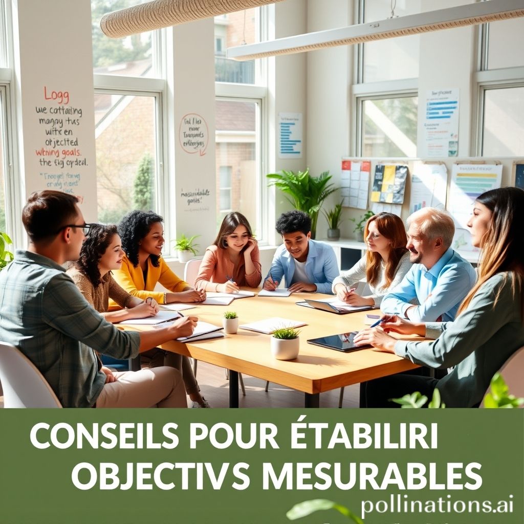 CONSEILS POUR ÉTABLIR DES OBJECTIFS MESURABLES