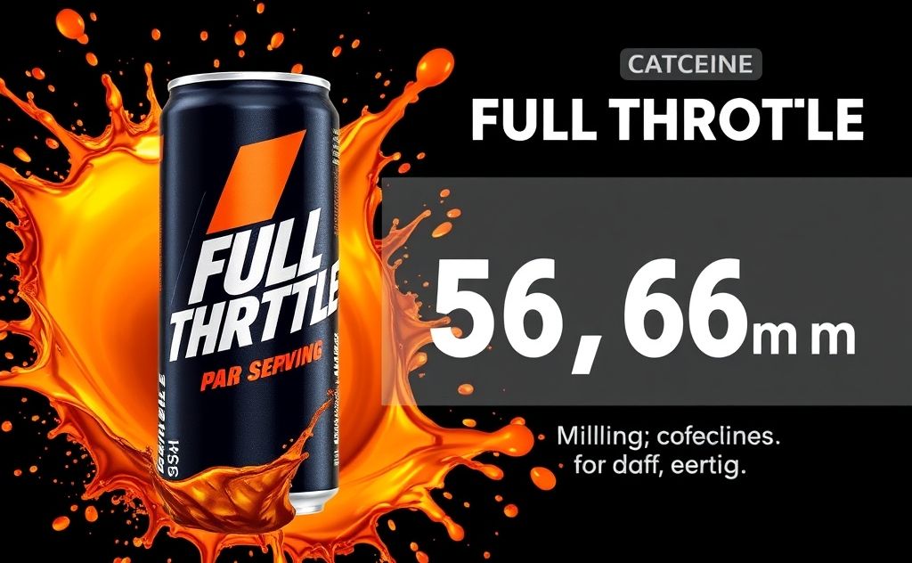 Caffeine content in Full Throttle energy drink