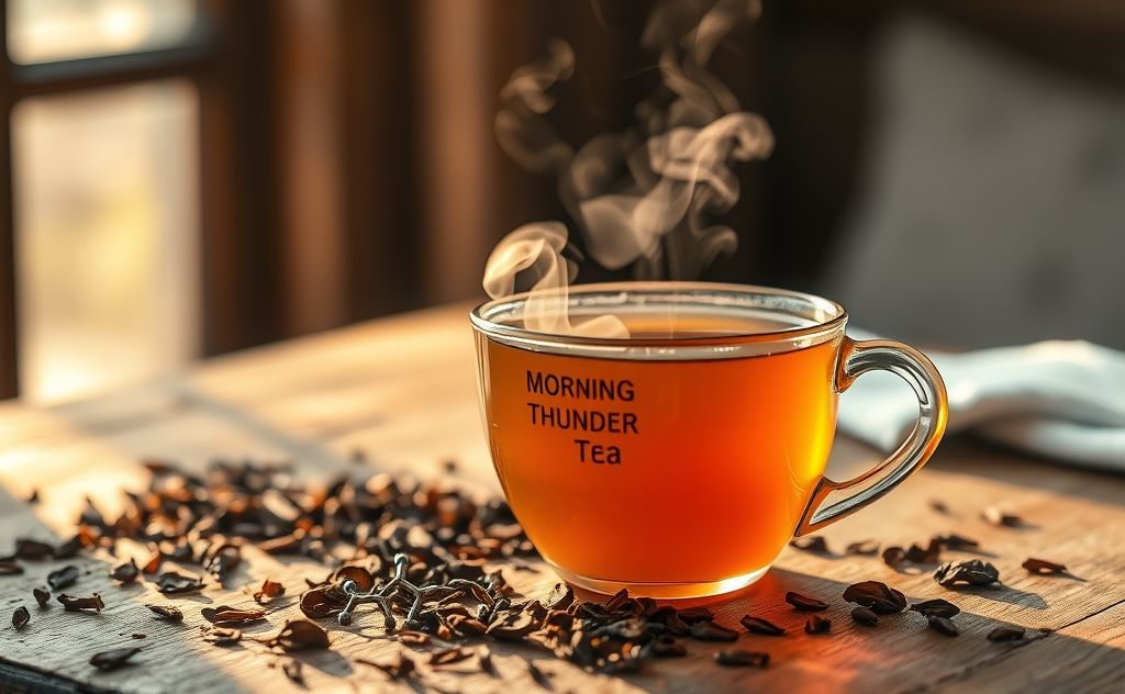 Caffeine levels in Morning Thunder Tea