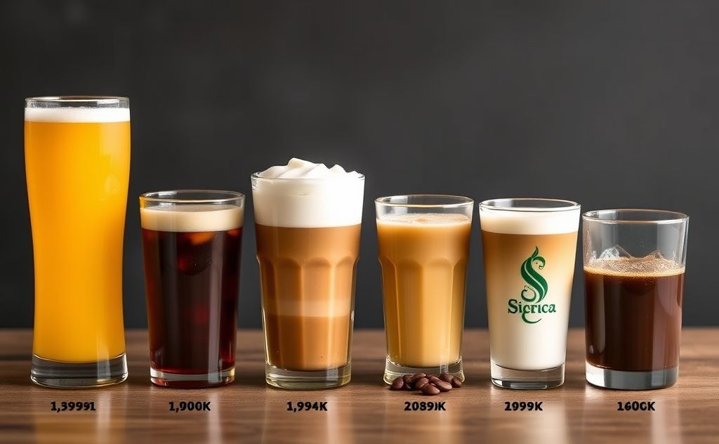 Caffeine levels in popular drinks comparison