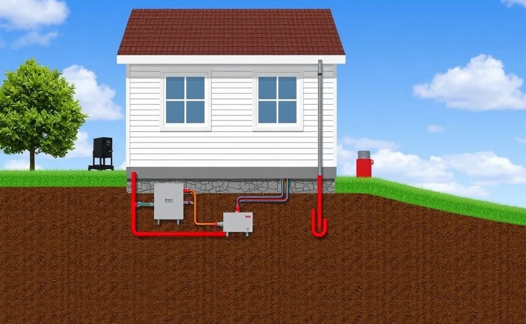 Calculate heating load for geothermal system design.
