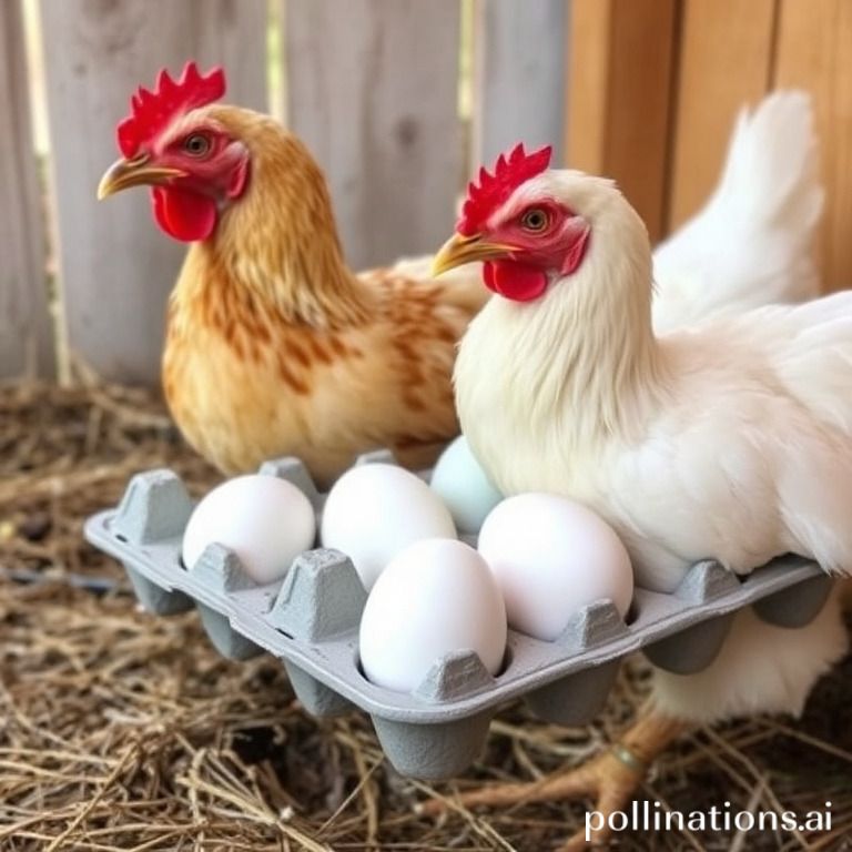 Egg production for 4 chickens