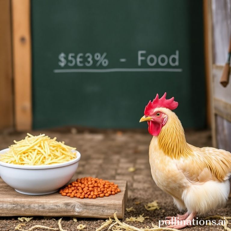 Chicken feed guidelines.