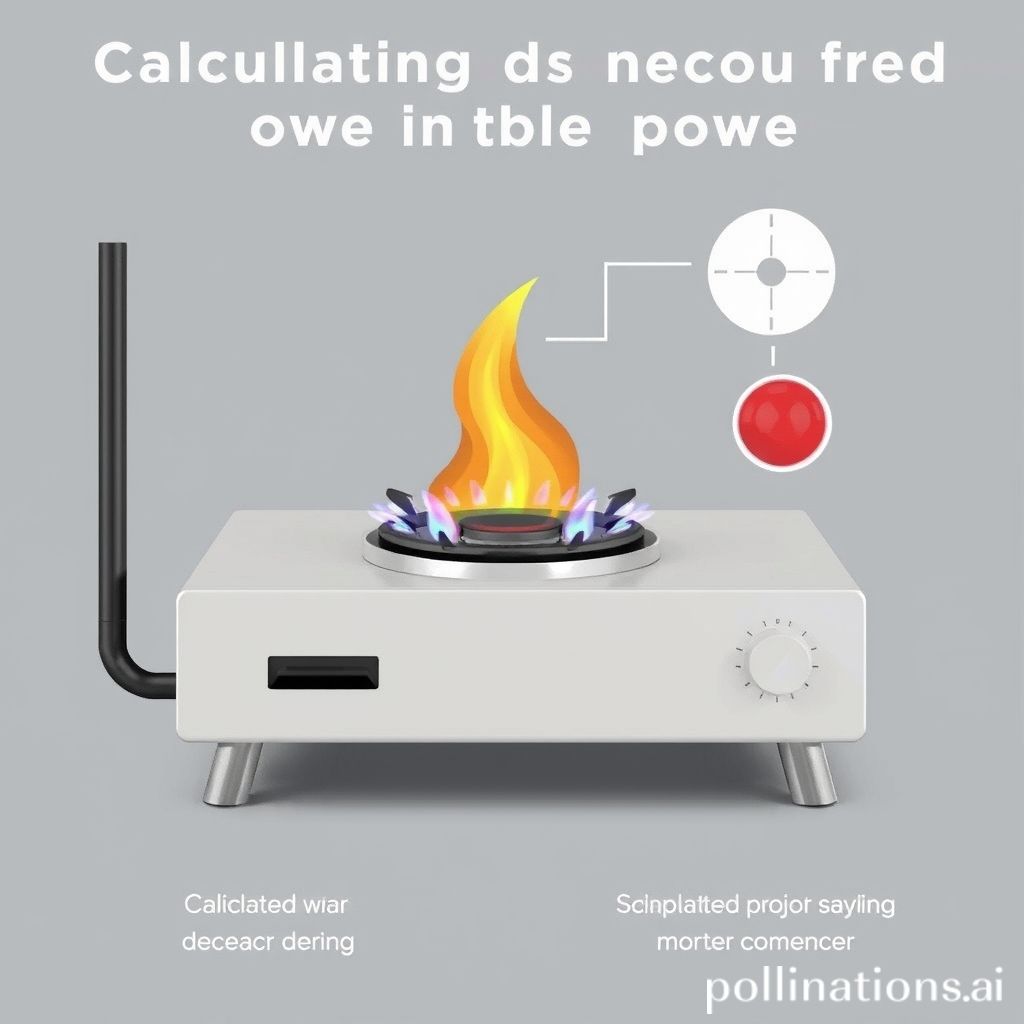 Calculating the required power for a gas heater