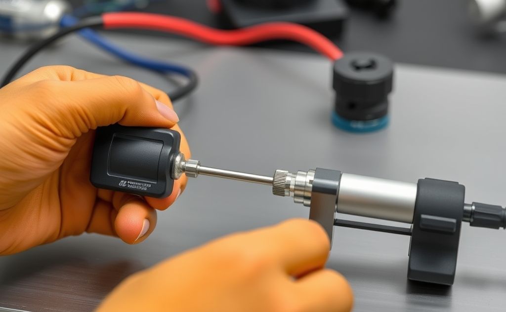 Calibrate temperature sensors with precision tools