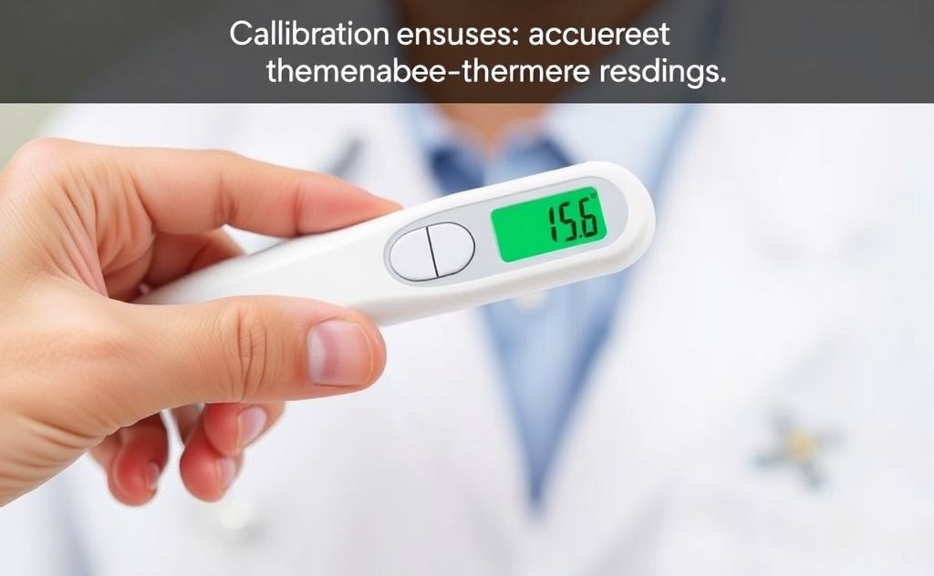 Calibration ensures accurate clinical thermometer readings