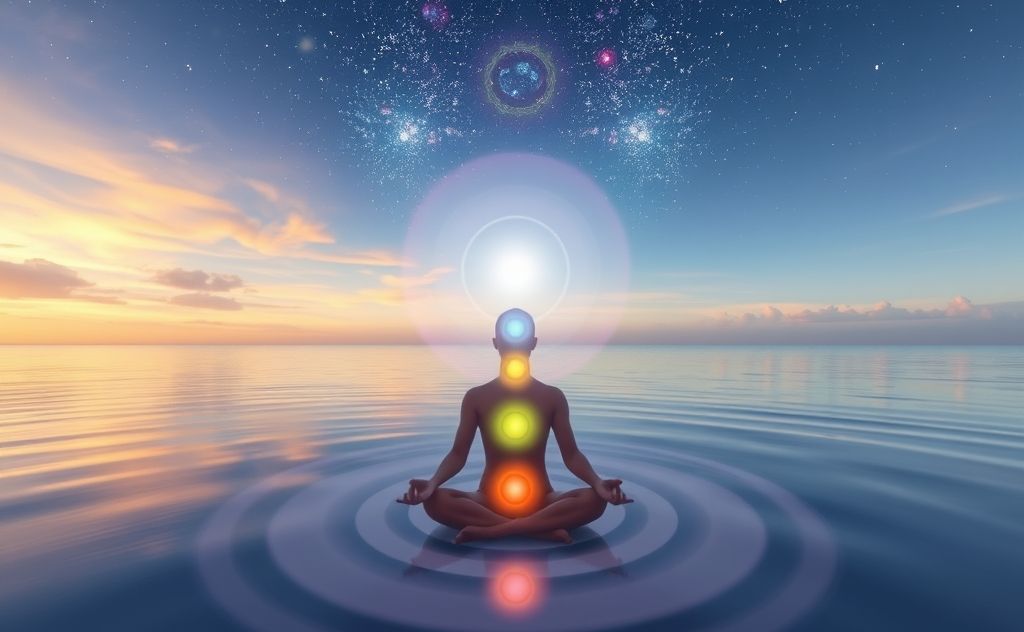 Calm energy flow through yoga nidra and chakras