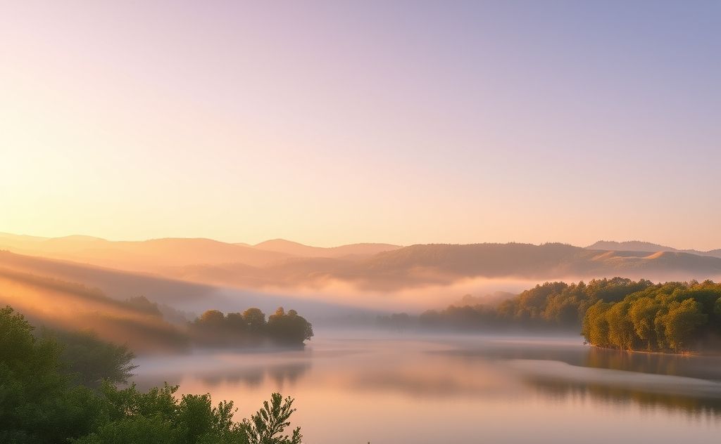 Calm nature scene for a peaceful mind