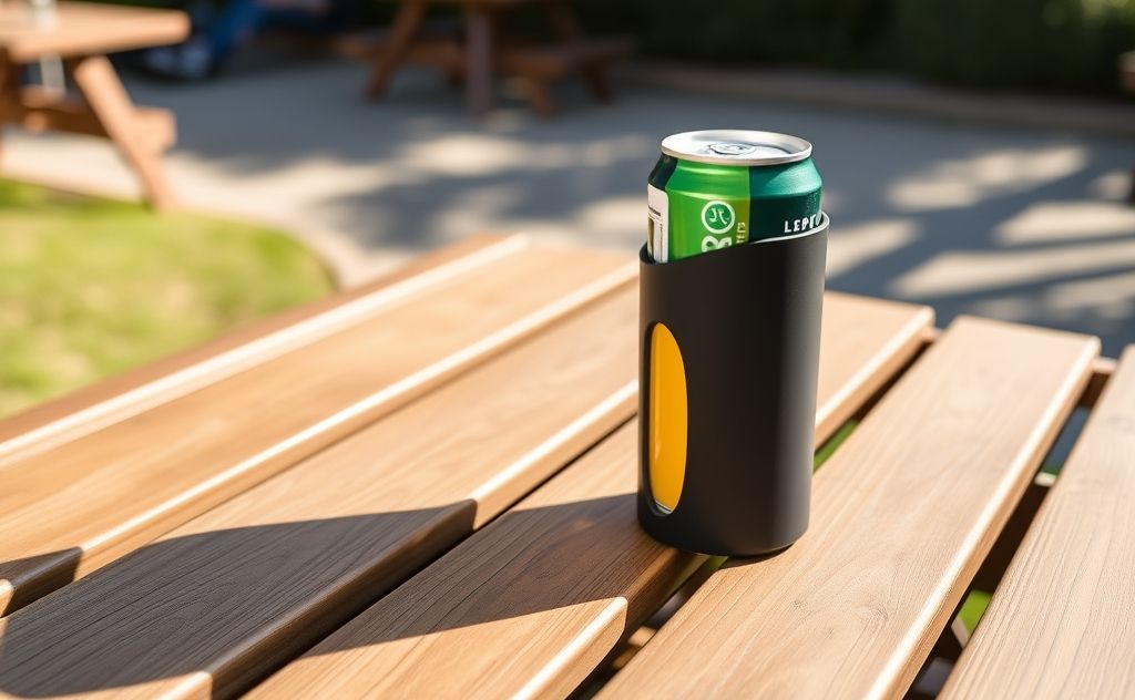Can Coction beverage holder for easy sipping