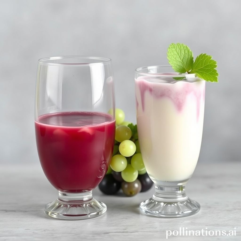 Can I Mix Grape Juice With Milk?