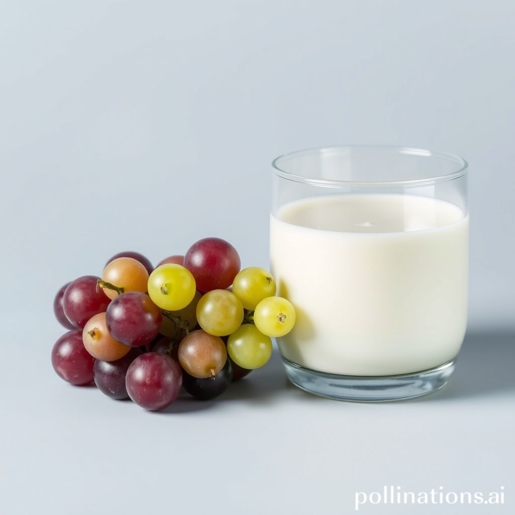 Can I Mix Grapes With Milk?