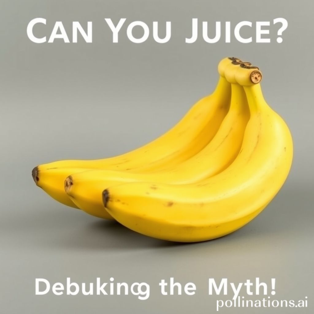 Debunking the Myth: Can You Juice Bananas?