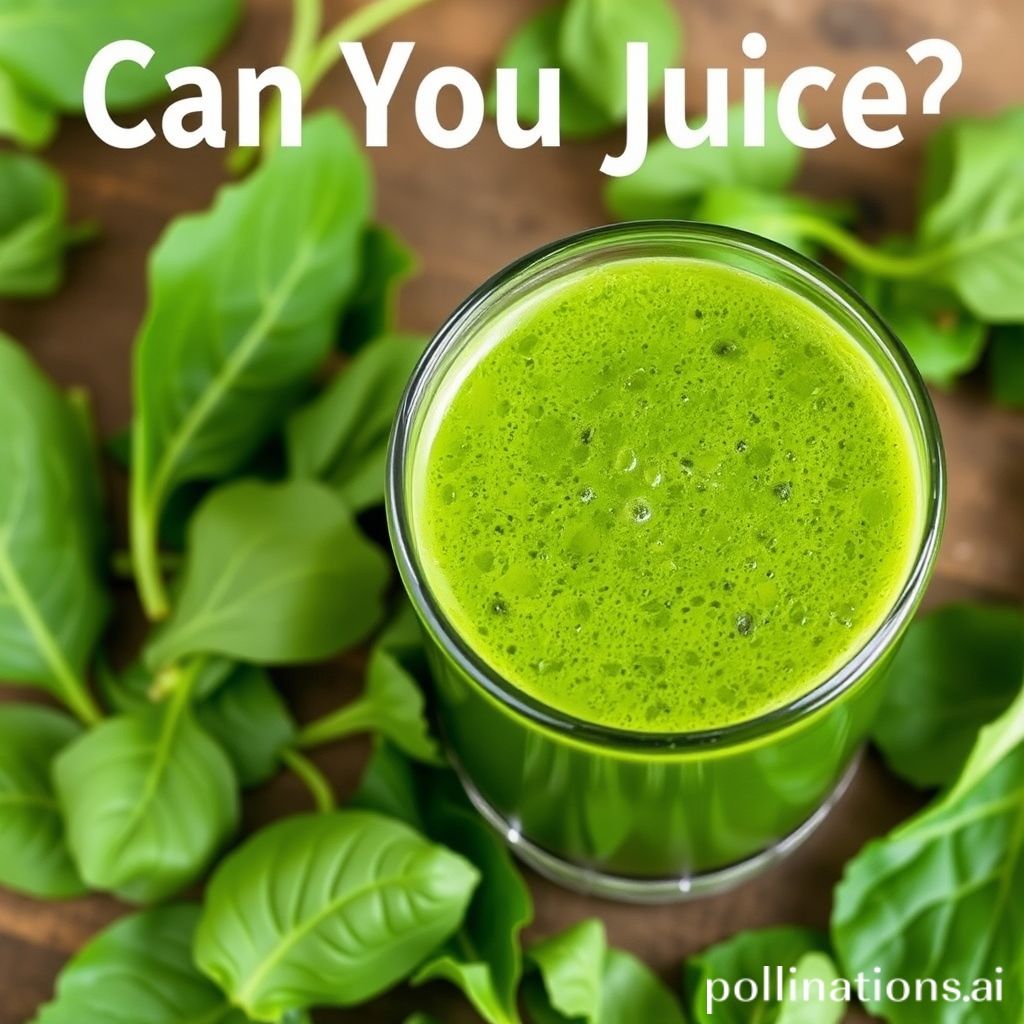 Can You Juice Spinach?