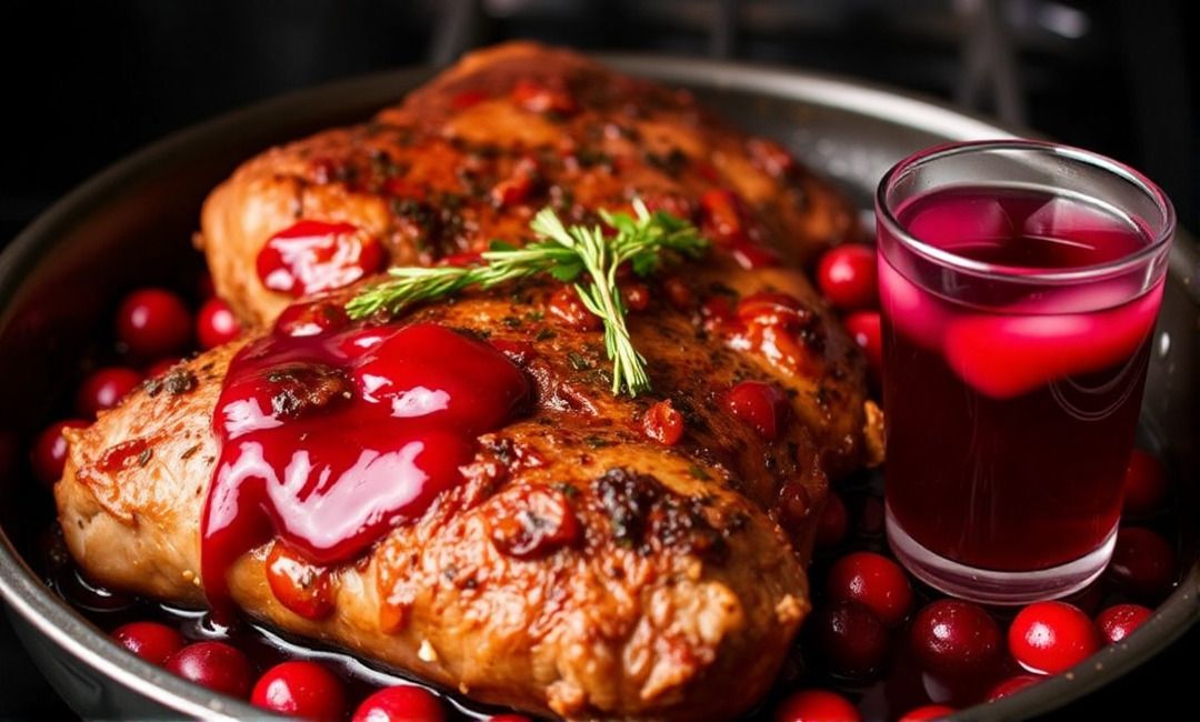 Can you cook meats with cranberry juice