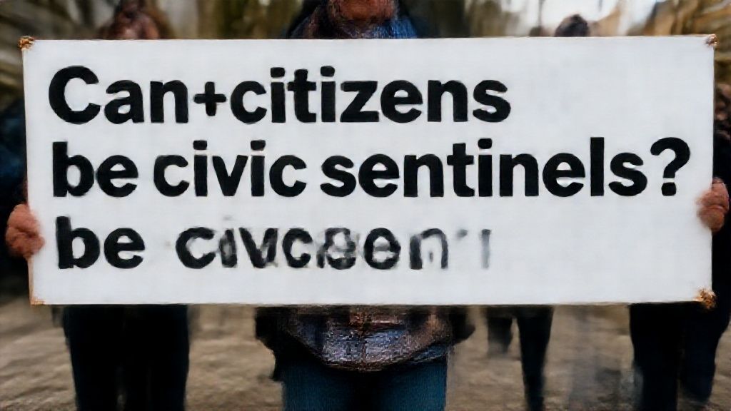 Can citizens be civic sentinels?